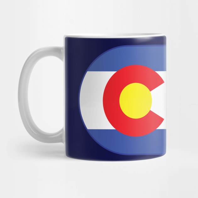 Colorado flag with heart design by NikkiPhotographyArt